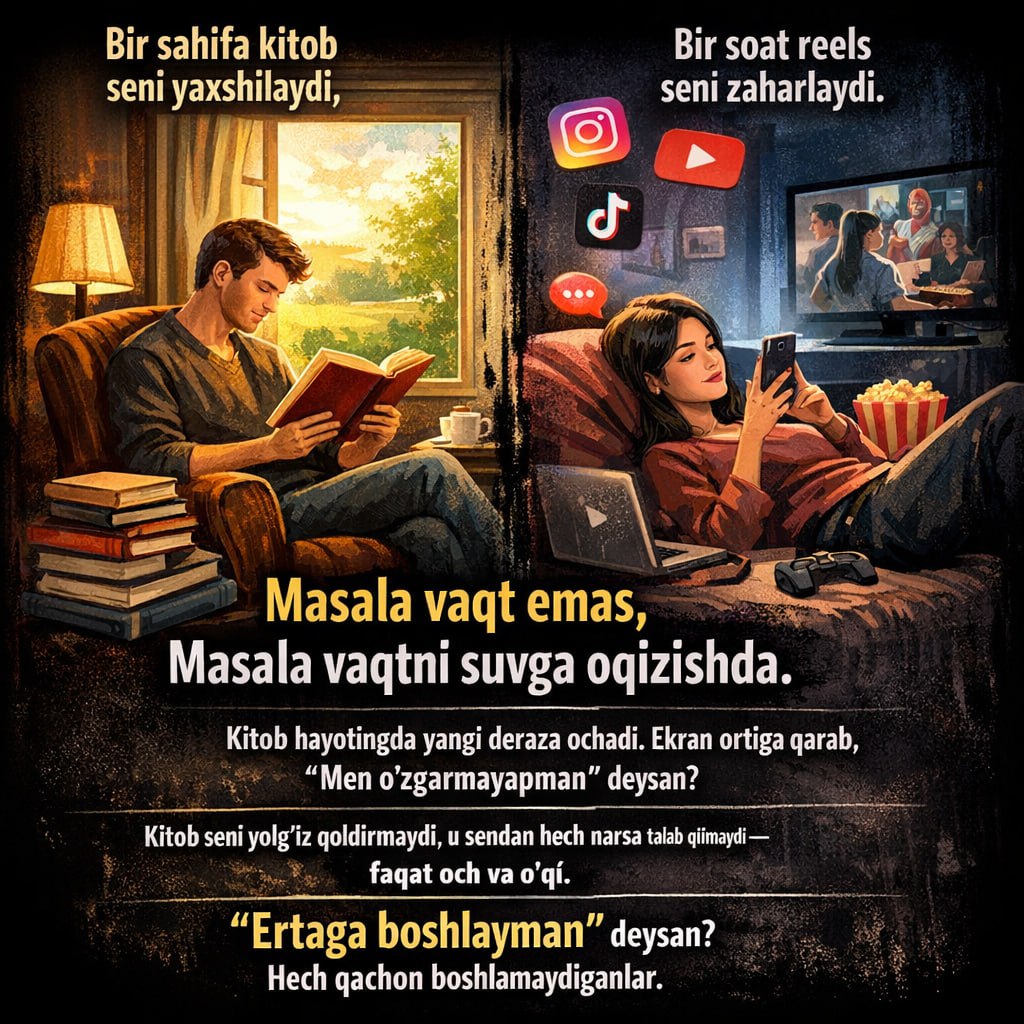 📚 “Kitob o‘qishga vaqtim yo‘q!” file 25