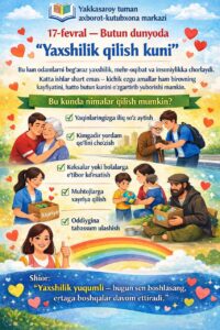🌍 17-fevral – Butun dunyoda “Yaxshilik qilish kuni” file 107