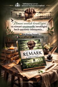 Nimani unutish kerakligini va nimani unutmaslik kerakligini hech qaysimiz bilmaymiz… file 108