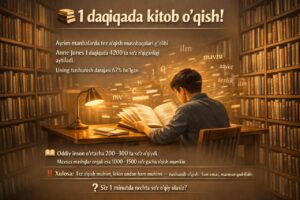 📚 1 daqiqada kitob o‘qish mumkinmi? file 179