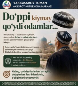 Do‘ppi kiymay qo‘ydi odamlar… file 293