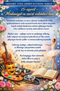 🎭 15-aprel – Madaniyat va san’at xodimlari kuni file 368