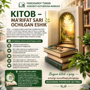 📖 Kitob – ma'rifat sari ochilgan eshik file 830