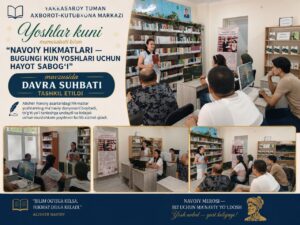 📚 YOSHLAR KUNI — MA’NAVIYAT VA MA’RIFAT SARI! file 854